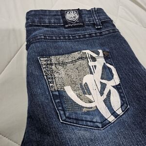 Rock & Republic Denim with White Design